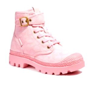 Beautiful pink Coach boots! Gently/rarely worn.